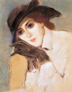 Mujer con guantes negros (Retrato de Zorka Banyai)
